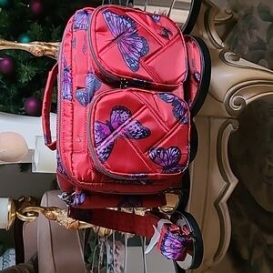 Lug Medium Crossbody-Rider ( color-Butterfly Poppy)